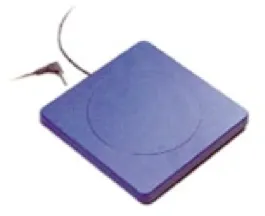 Sensore a pressione piatto e quadrato di colore blu, con cavo