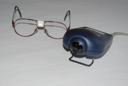 emulatore headmouse con sensore occhiali